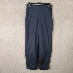 FootJoy DryJoys Pants Womens Small Black Performance Golf Rain ‎ Polyester